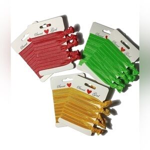 Koolmch 6 Packs Elastic Ribbon Hair Ties 30Pcs,no crease ponytail holder NEW
